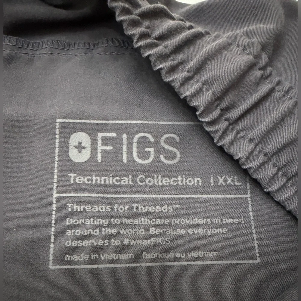 Figs Men's Charcoal Tansen Jogger Scrub Pants - XXL